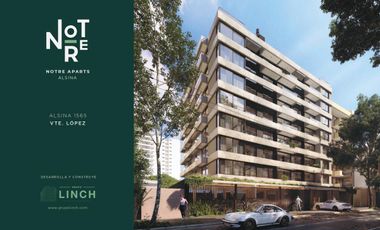 Departamento de 2 ambientes con balcón en venta a estrenar en Vicente Lopez