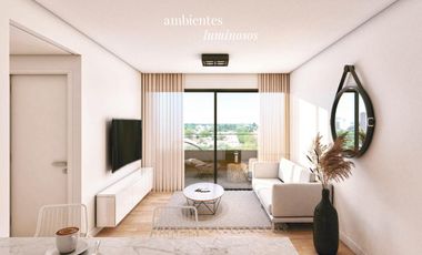 Departamento de 2 ambientes con balcón en venta a estrenar en Vicente Lopez