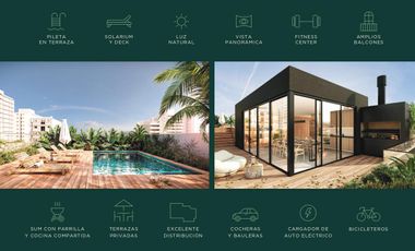 Departamento de 2 ambientes con balcón en venta a estrenar en Vicente Lopez