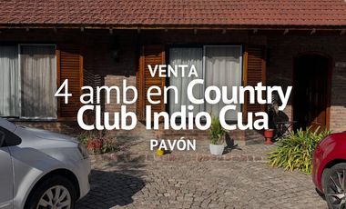 CASA 4 AMBIENTES EN VENTA, COUNTRY CLUB INDIO CUA, PAVON, EXALTACION DE LA CRUZ