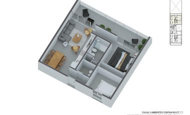 3 AMBIENTES CON BALCÓN A POCOS MTS DE AV MITRE