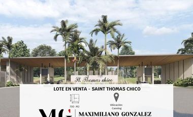 Lote venta Saint Thomas Chico