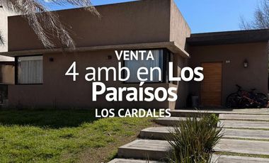 CASA 4 AMBIENTES EN VENTA, BARRIO LOS PARAISOS, LOS CARDALES
