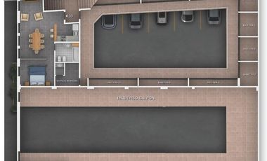 Venta de Departamento 2 ambientes con patio y cochera en Villa Dominico