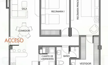 Departamento en renta en Santa Cruz, León, Guanajuato
