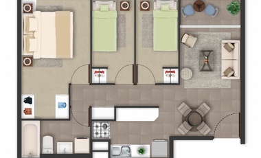 Oportunidad en venta  dptos 3d + 1b,  Quinta Normal, Bono Pie