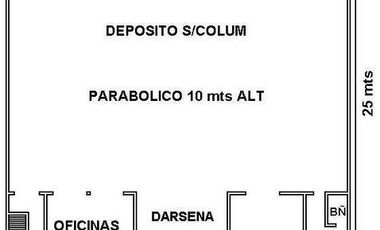 Galpón a mts de Av Patricios - Mixtura 3 -  Parabólico a10 mts de altura