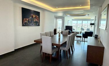 DEPARTAMENTO AMUEBLADO EN RENTA EN JURIQUILLA, QUERETARO, VISTA AL LAGO