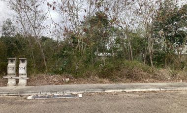 Venta Terreno Residencial Dentro De Privada YAXLUM, Yucatan