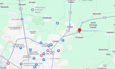 Venta Terreno Residencial Dentro De Privada YAXLUM, Yucatan