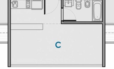 ALQUILER MONOAMBIENTE FULL AMENITIES PUERTO OLIVOS