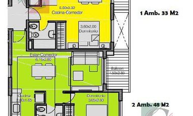 Depto 3 Amb de 69 m2 cub.    7 m2 semicub.  Avellaneda