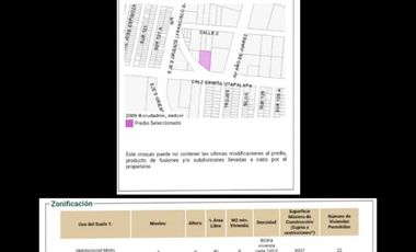 Terreno de 2243 m cerca de la Central de Abastos  (D)
