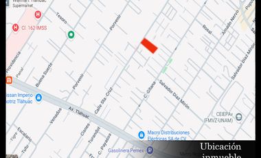 Terreno de 2500m2 en Tláhuac  (D)