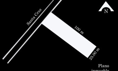 Terreno de 2500m2 en Tláhuac  (D)