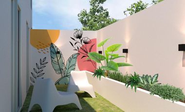 Departamento con cochera y patio