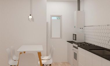 Departamento con cochera y patio