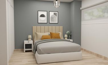 Departamento con cochera y patio