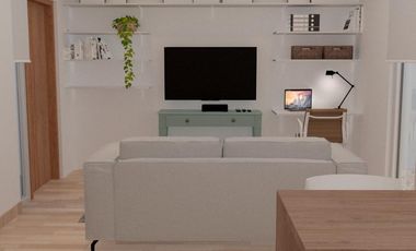 Departamento con cochera y patio