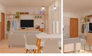 Departamento con cochera y patio