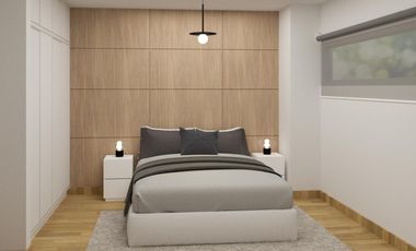 Departamento con cochera y patio