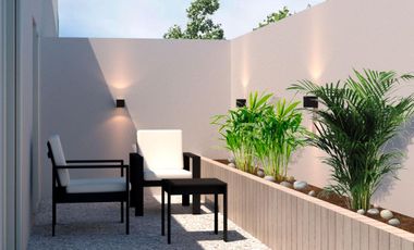 Departamento con cochera y patio