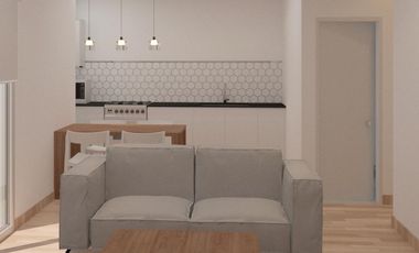 Departamento con cochera y patio