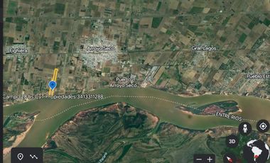 Venta Campo/Terreno Arroyo Seco y Rio Paraná Apto para loteo