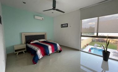 Casa en Renta amueblada en Conkal con paneles Solares