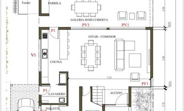 Casa en  alquiler temporario