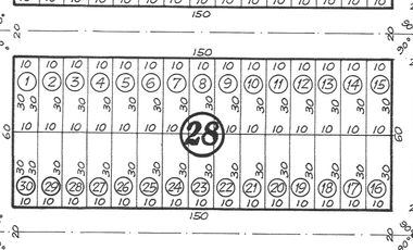 Terreno en La Carolina, 10m x 30m, A 3 cuadras de Ruta 18. USD20.000.-