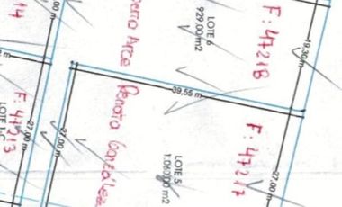 OPORTUNIDAD,  TERRENO 929 MTS2 EN VILLA ITALIA, CORONEL