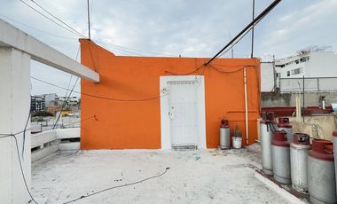 RENTA CUARTO EN AZOTEA CON BAÑO PROPIO Y COCINA EQUIPADA, COL NARVARTE