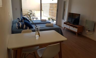 Departamento monoambiente con patio propio en alquiler temporal - Palermo Hollywood