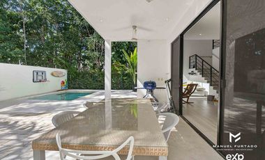 Residencia contemporánea en Senderos de Mayakoba