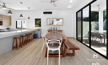 Residencia contemporánea en Senderos de Mayakoba