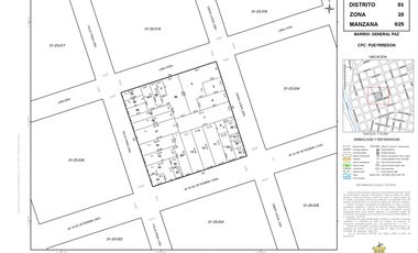 David Luque Esq. Lima  - Terreno demolido con factibilidad de 1855  m2 – General Paz