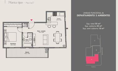 Departamento wilde dos ambientes en venta nuevo proyecto en pozo