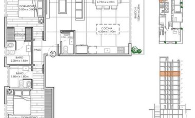 Departamento en emprendimiento a la venta