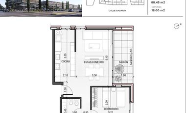 Venta Departamento 2 dormitorios con amenities Galinda Funes Santa Fe