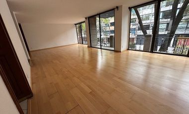 Polanco amplio departamento con terraza  frente al parque Lincoln!!