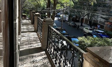 Polanco amplio departamento con terraza  frente al parque Lincoln!!