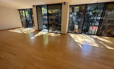 Polanco amplio departamento con terraza  frente al parque Lincoln!!