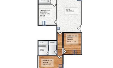 Departamento 4 ambientes en alquiler  en Monserrat impecable estado.