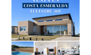 CASA EN VENTA EN COSTA ESMERALDA - ECUESTRE 301