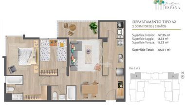 Departamento en Venta en Avenida España