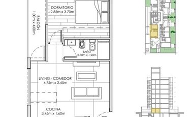 Departamento en venta en emprendimiento