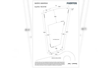 Venta LOTE con financiación en Barrio Amarras, Puertos del Lago, Escobar