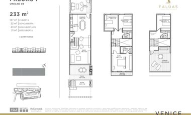 Venice, Townhouse 5 amb.  con Amarra propia,