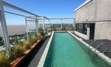 Departamento en Alquier, 2 ambientes. La Lucila, Barlovento Towers